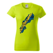 Mapy - názvy miest - Švédsko