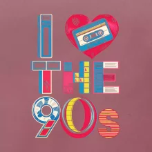 Aj love 90s - srdce a kazeta