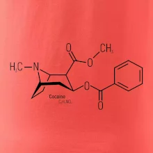 Molekulárna štruktúra Cocaine Kokaín
