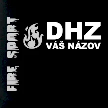 DHZ REFLEXNÉ (oheň, firesport, názov zboru - vlastný nápis)