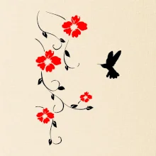 Kvetina a vtáčik