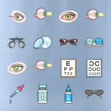Očný lekár ikony