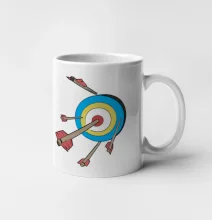 Šípy vo farebnom terči