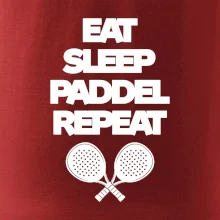Eat sleep padiel repeat pod sebou