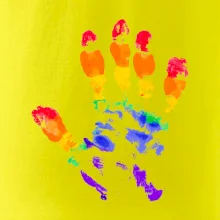 LGBT hand print