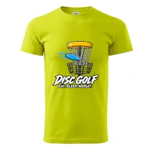 Discgolfový kôš s letiacim diskom eat sleep repeat