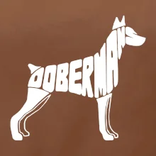 Dobermans - nápis v tele