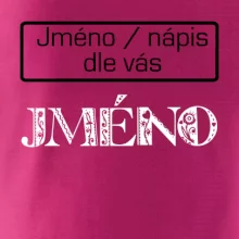 Folklór - meno - nápis