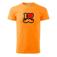 i love mustache - obrys i love mustache - obrys