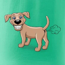 Prdiace pes kreslený (Hana-creative)