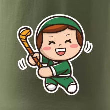 Ikona pozemný hokej chlapec / holka