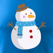 Snehuliak so šálom