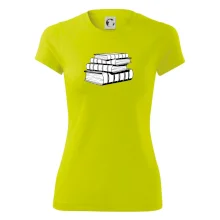 Knihy čiernobiele na sebe