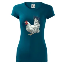 Sliepka kreslená biela