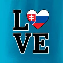 Love Slovenská vlajka Love Slovenská vlajka
