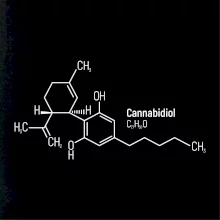 Molekulárna štruktúra CBD (Canabidiol)