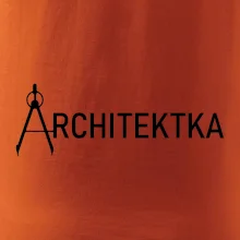 Architektka nápis