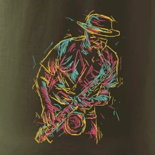 Jazz saxofón splash Jazz saxofón splash