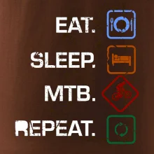 Eat sleep MTB repeat