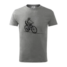 MTB kreslený cyklista