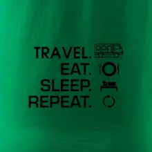 Eat sleep travel - Van