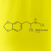 Molekulárna štruktúra MDMA Extáza