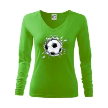 Futbalová lopta v triku Futbalová lopta v triku