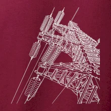 Nákres stožiara vysokého napätia