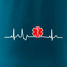 EKG rescue červená hviezda