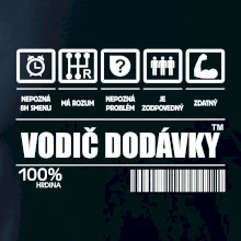 Čiarový kód - Vodič dodávky