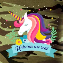 Unicorns are real dúhový Unicorns are real dúhový