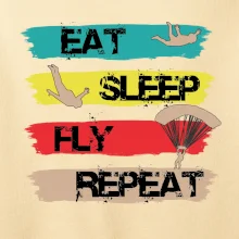 Eat Sleep Fly Repeat Paragliding