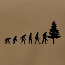 Evolúcia drevorubač - píla a strom