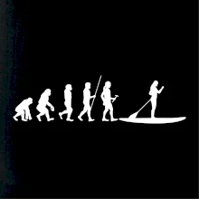 Evoluce paddleboard žena