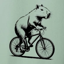 Kapybara na kole černá