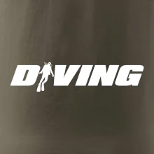 Diving nápis potápač