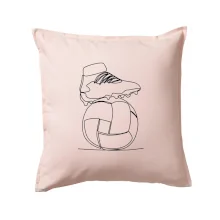 Futbalová lopta kopačka jedným ťahom Futbalová lopta kopačka jedným ťahom