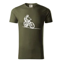 MTB kreslený cyklista MTB kreslený cyklista