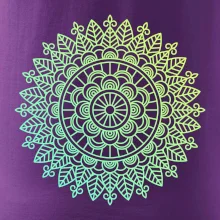 Mandala zelenožlutá