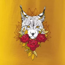 Rys s červenými ružami (Pecka design)