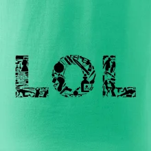 LOL nápis LOL nápis