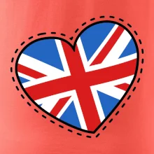 Británia srdce prsník Británia srdce prsník