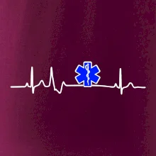 EKG rescue modrá hviezda