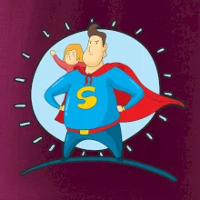 Táta superman - dievča