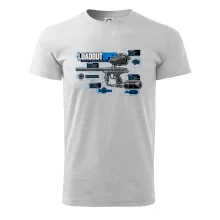 Technický výkres výstroja pre paintball