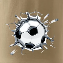 Futbalová lopta v triku Futbalová lopta v triku