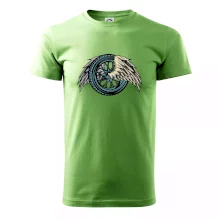 Moto koleso s krídlami