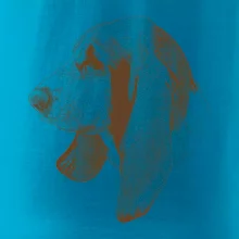 Basset - kreslená hlava