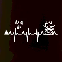 EKG Vianoce Vločky a sob