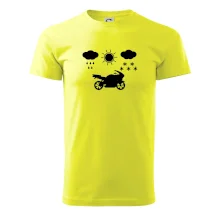 Motorkář za každého počasí - silnice